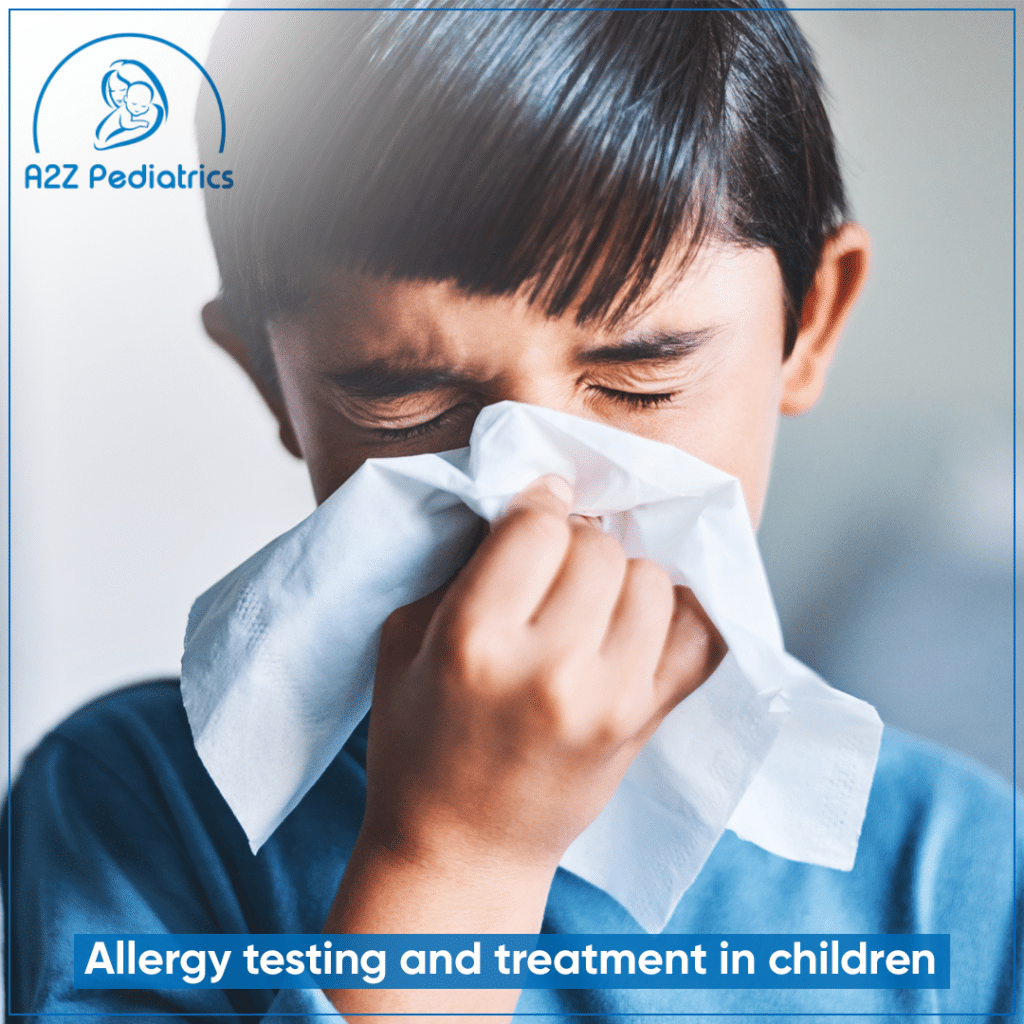 Allergy testing and treatment in children